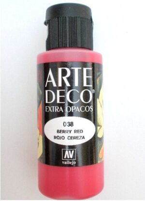 COLORE ACRILICO OPACO - ROSSO BACCHE (COD. 38)