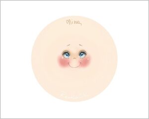 VISO IN TESSUTO  MEDIO - NINA