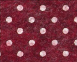 FOGLIO PANNOLENCI POIS - ROSSO MEL/BIANCO