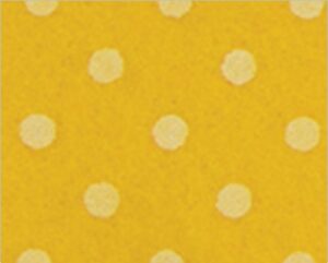 FOGLIO PANNOLENCI POIS - GIALLO OCRA/BIANCO