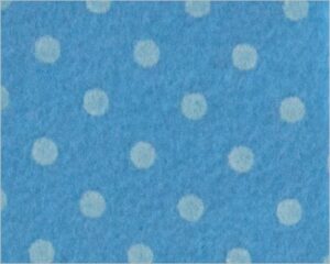 FOGLIO PANNOLENCI POIS - BLU PICCIONE/CORDA