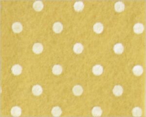 FOGLIO PANNOLENCI POIS - GIALLO PASTELLO/CREMA