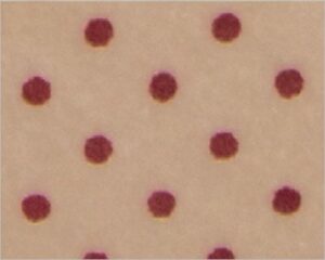 FOGLIO PANNOLENCI POIS - MARRONE PASTELLO/ROSSO