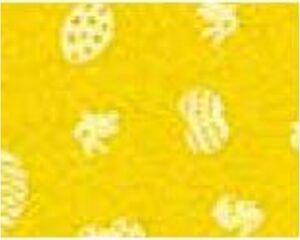 FOGLIO PANNOLENCI PASQUA - GIALLO/BIANCO