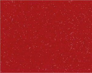 FOGLIO PANNOLENCI GLITTER - ROSSO