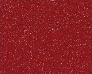 FOGLIO PANNOLENCI GLITTER - ROSSO SCURO