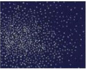 FOGLIO PANNOLENCI GLITTER -BLUETTE