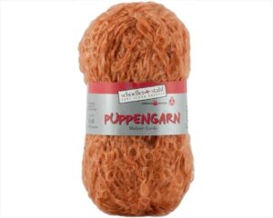 LANA RICCIA PUPPENGARN - ARANCIONE