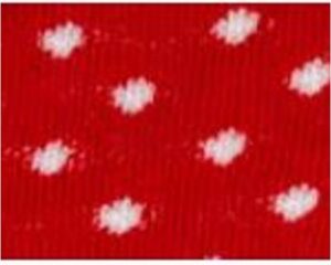 TUBOLARE A POIS MINI ROSSO POIS BIANCHI