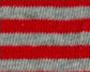 TUBOLARE A RIGHE ROSSO E GRIGIO 100x8cm