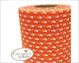 NASTRO TULLE POISE - ARANCIO