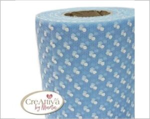 NASTRO TULLE POISE - CELESTE
