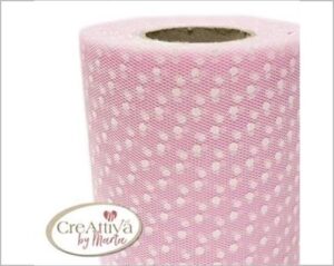 NASTRO TULLE POISE - ROSA