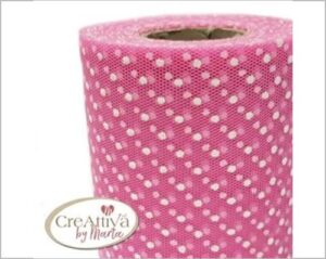 NASTRO TULLE POISE - FRAGOLA