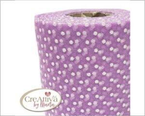 NASTRO TULLE POISE - MALVA