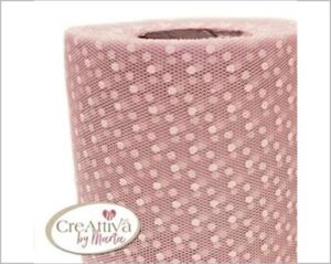 NASTRO TULLE POISE - ROSA ANTICO