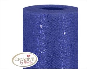 NASTRO TULLE GLITTEROSO ROYAL