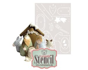 CARTAMODELLO STENCIL NATIVITA'