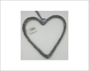 CUORE VITICCIO SOTTILE COLOR GRIGIO