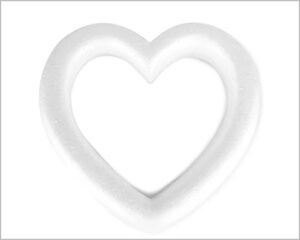 GHIRLANDA CUORE DI POLISTIROLO 20 CM