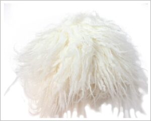 NASTRO PELUCHE MONGOLIA - AVORIO