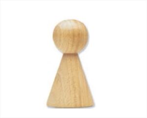 OMINO DI LEGNO 70X42 MM