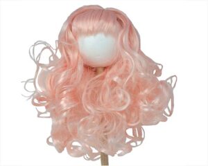 PARRUCCA SINTETICA RICCIA ROSA