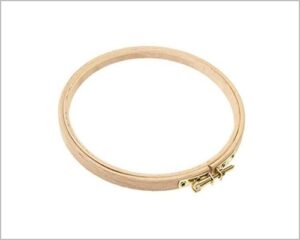 TELAIO IN LEGNO PER RICAMO - 12 CM