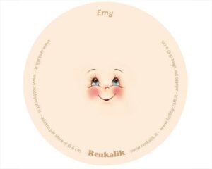 VISO IN TESSUTO  PICCOLO - EMY - 2 PZ