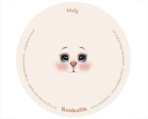 VISO IN TESSUTO  PICCOLO - MALY - 2 PZ