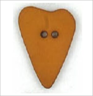 BOTTONE CUORE  COLOR BRUCIATO ALL. 28 mm