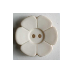 BOTTONE FIORE PANNA  - 15 mm
