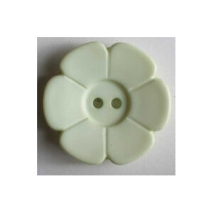 BOTTONE FIORE VERDINO CHIARO  - 15 mm