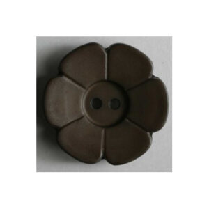 BOTTONE FIORE MARRON - 15 mm
