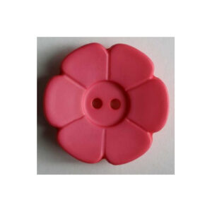 BOTTONE FIORE FUXIA - 15 mm