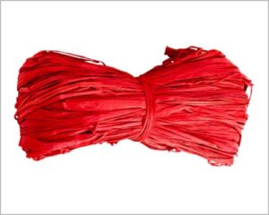 RAFIA COLORE ROSSO 50 GRAMMI