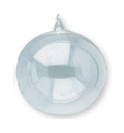 SFERA IN PLASTICA TRASPARENTE 14CM, PLEXIGLASS