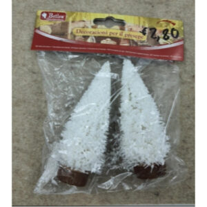 SACCHETTO DI ALBERELLI INNEVATI GRANDI - BIANCHI