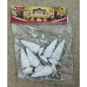 SACCHETTO DI ALBERELLI INNEVATI PICCOLI - BIANCHI