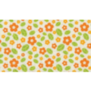 FOGLIO PANNOLENCI FIORELLINI - ARANCIONE