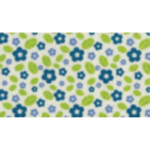 FOGLIO PANNOLENCI FIORELLINI - BLU