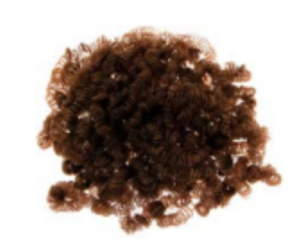 CAPELLI SINTETICI RICCI MINI - MARRONE