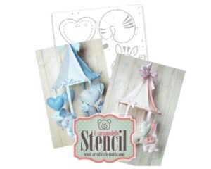 CARTAMODELLO STENCIL LA GIOSTRINA