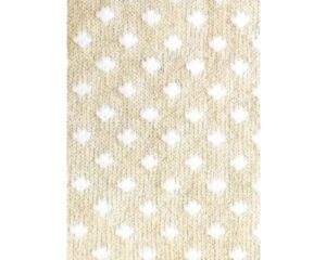 TUBOLARE LILY LUREX - MIELE/BIANCO