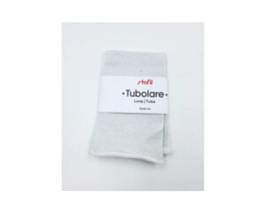 TUBOLARE LOOP GLITTER - BIANCO